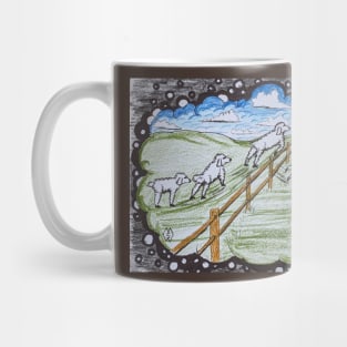 Counting sheep to sleep Mug